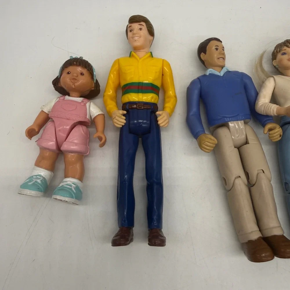 Fisher-Price Loving Family Dollhouse Figures Lot 6pc Family Members Multi-Color